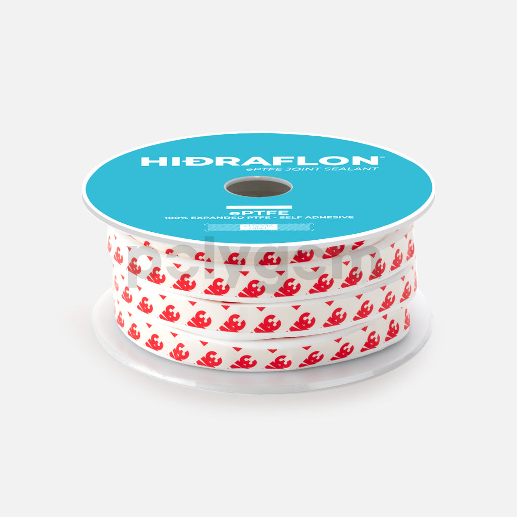 HIDRAFLON, HIDRAFLON PTFE, TEFLON HIDRAFLON, BAR¡NADA AUTOADHESIVA HIDRAFLON, CINTA HIDRAFLON, CINTA PTFE EXPANDIDO, CINTA ADHESIVA PTFE, BANDA TEFLON EXPANDIDO, CINTA TEFLON EXPANDIDO