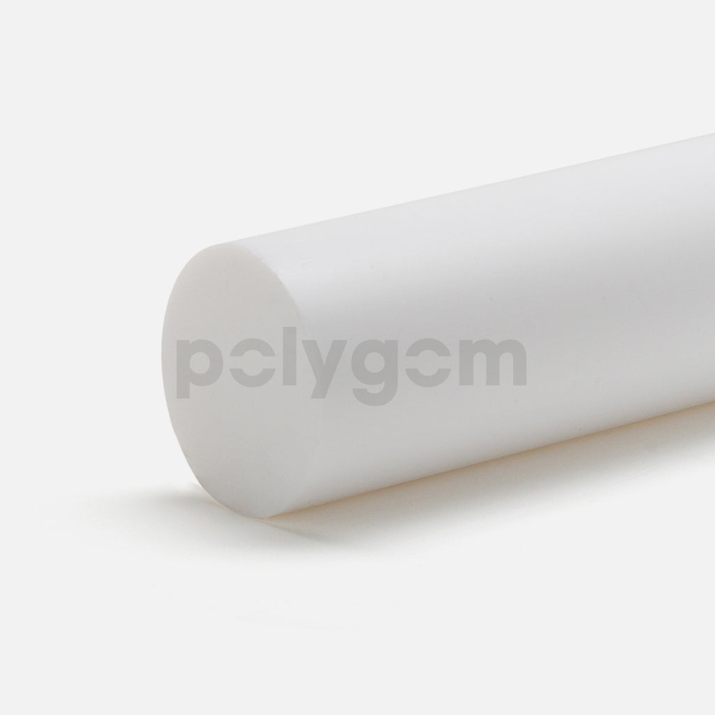 Barra de PTFE teflón industrial con alta resistencia química y térmica para mecanizado