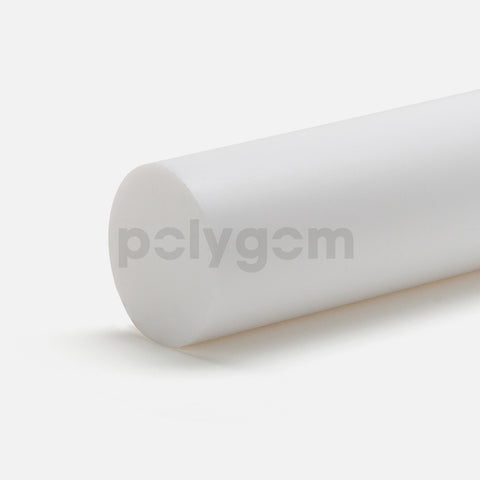 Barra de PTFE teflón industrial con alta resistencia química y térmica para mecanizado