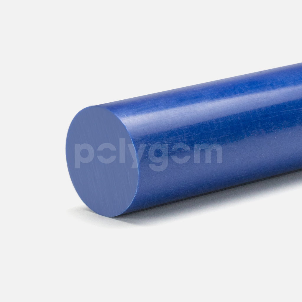 pom c, pom c azul, delrin azul, barra de pom c azul. azul metaldetectable, barra de pom